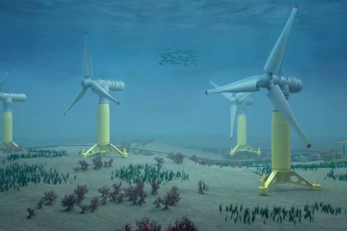 Turbina subaquática da TidalWatt