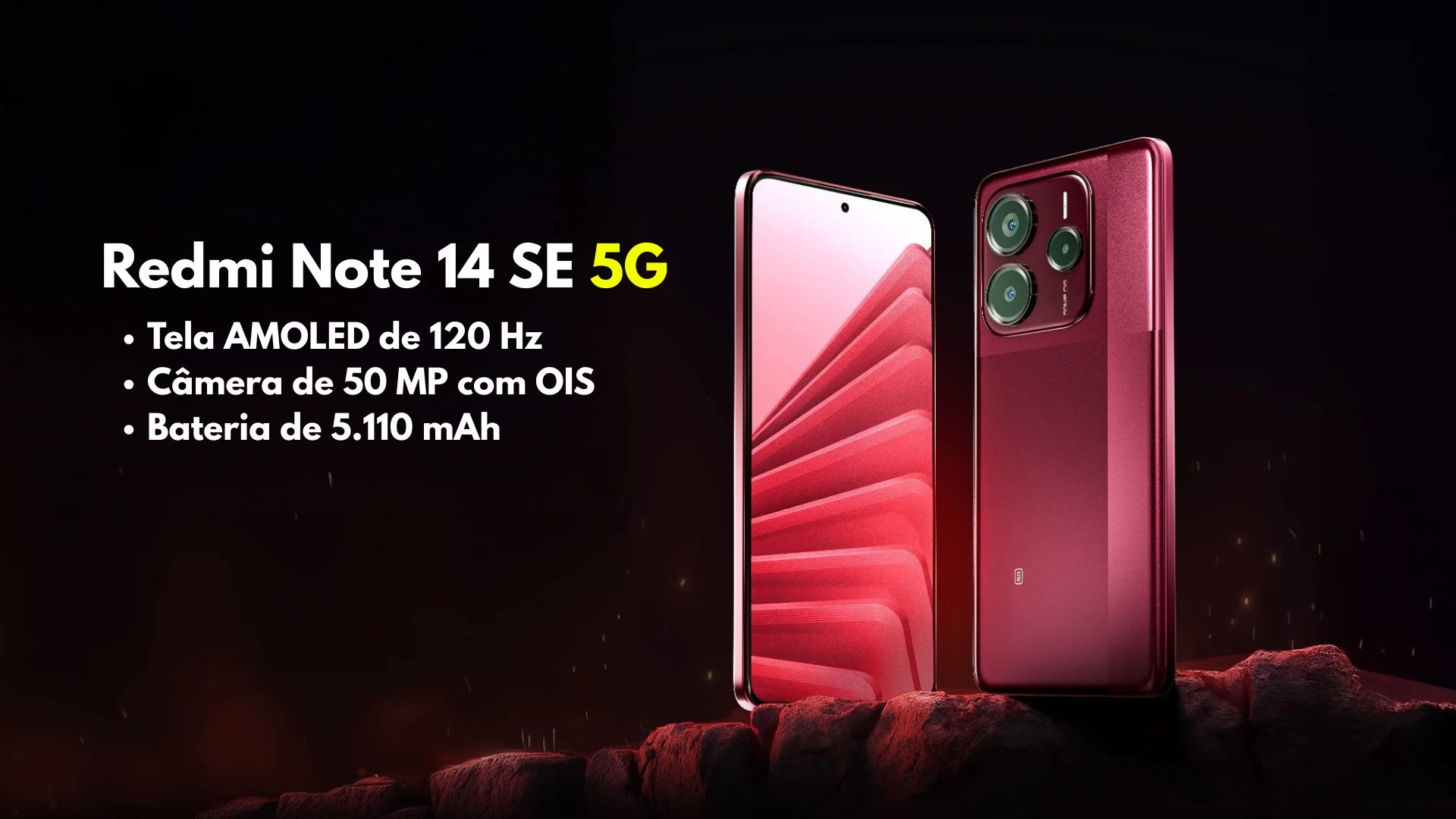 Xiaomi apresenta o Redmi Note 14 SE com tela AMOLED de 120 Hz e câmeras de 50 MP por menos de R$ 1.000 em conversão direta