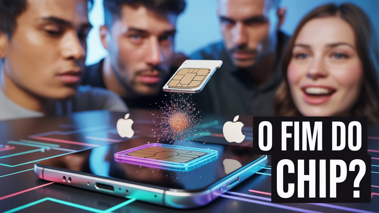 Chips físicos estão com os dias contados! Descubra como eSIM, Apple e Samsung vão mudar a forma de usar o celular em 2025.