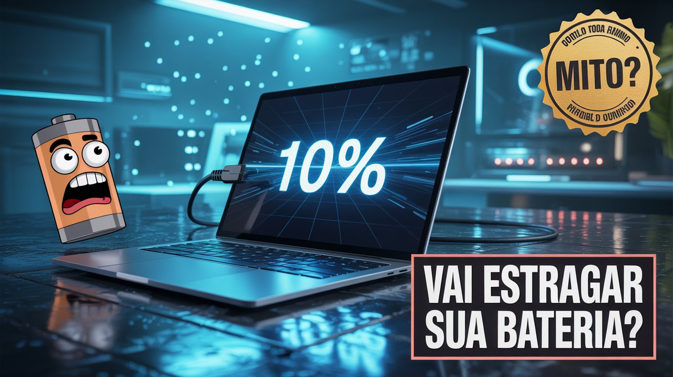 Descubra se deixar o notebook na tomada vicia a bateria e entenda o que a tecnologia atual realmente permite. Veja os mitos e verdades.