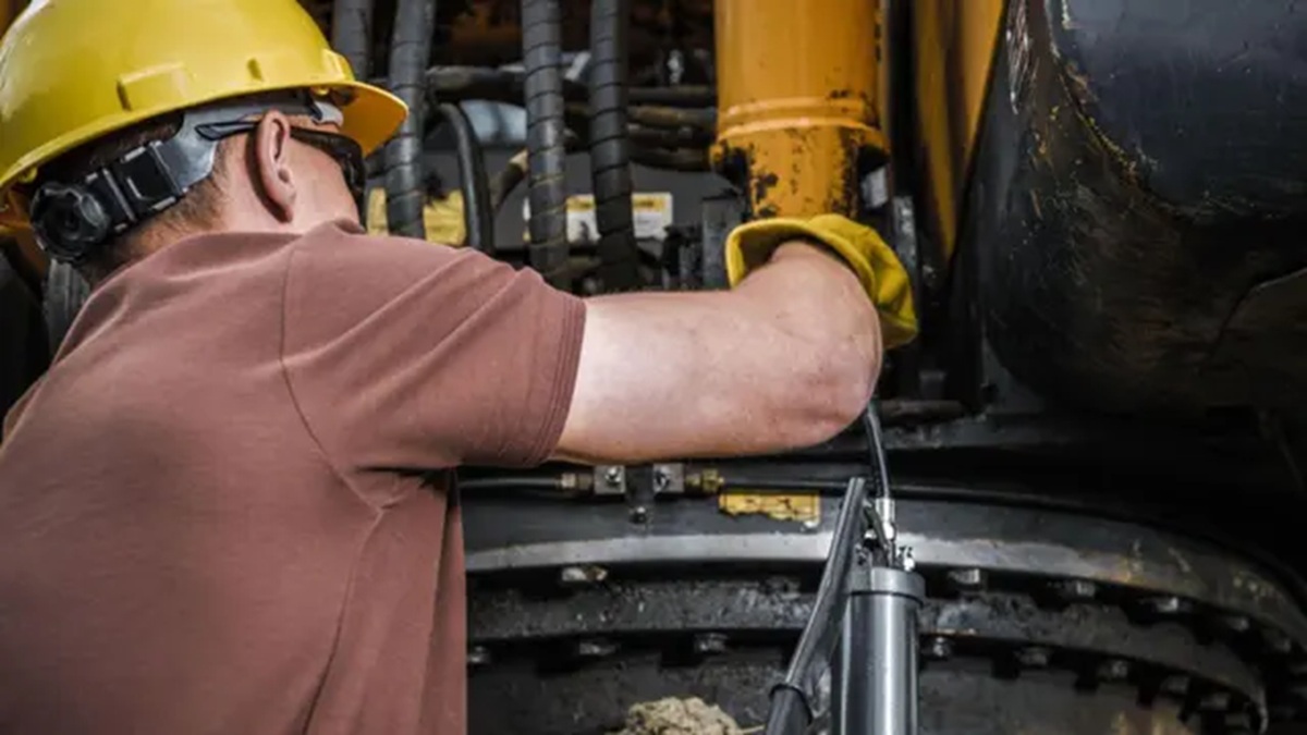 caminhões de lubrificação