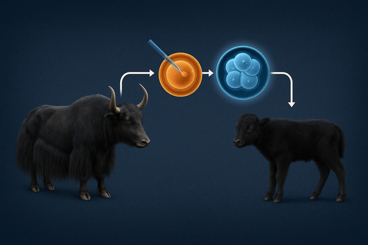 Clonagem, Animal, Iaque, extinção