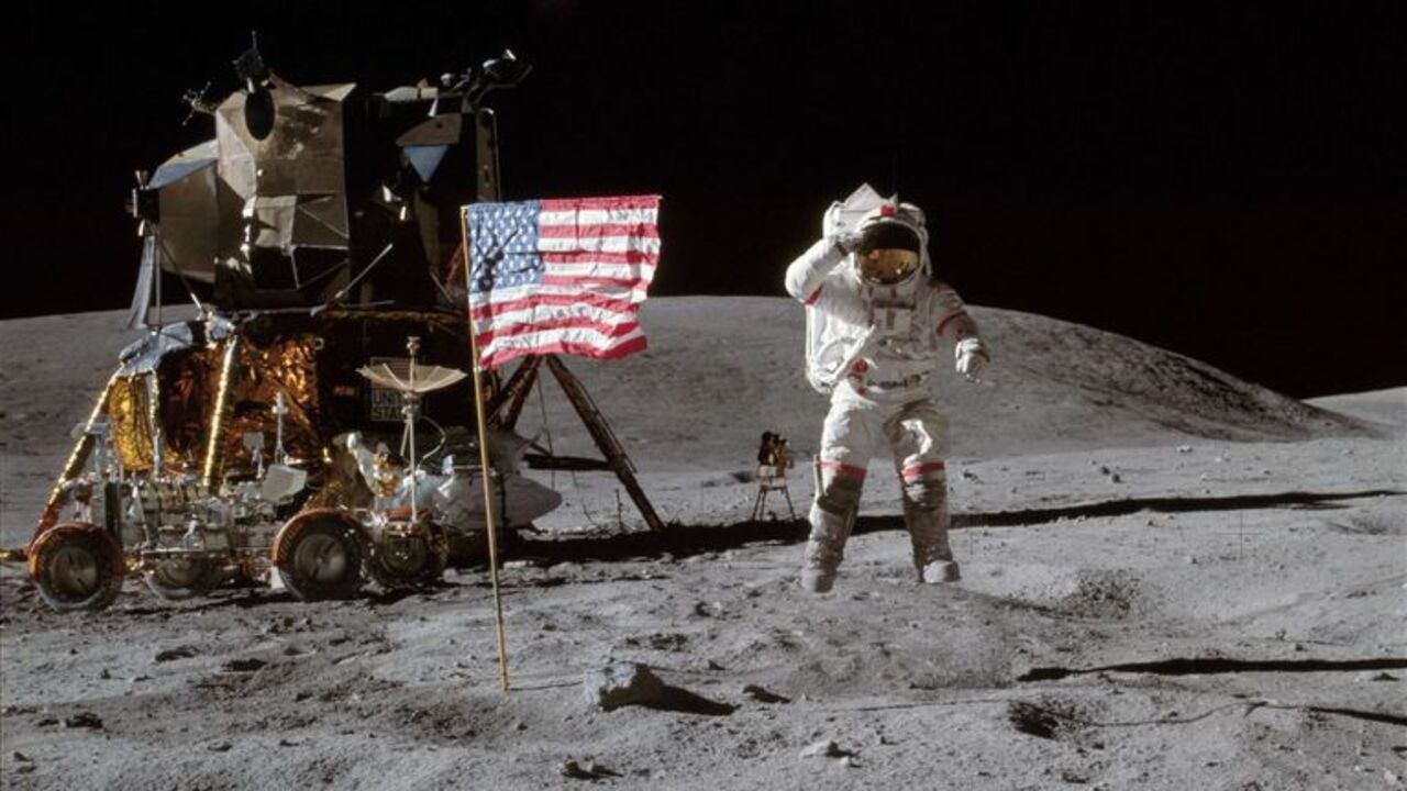 Bandeiras, Lua, NASA, Missões Apollo
