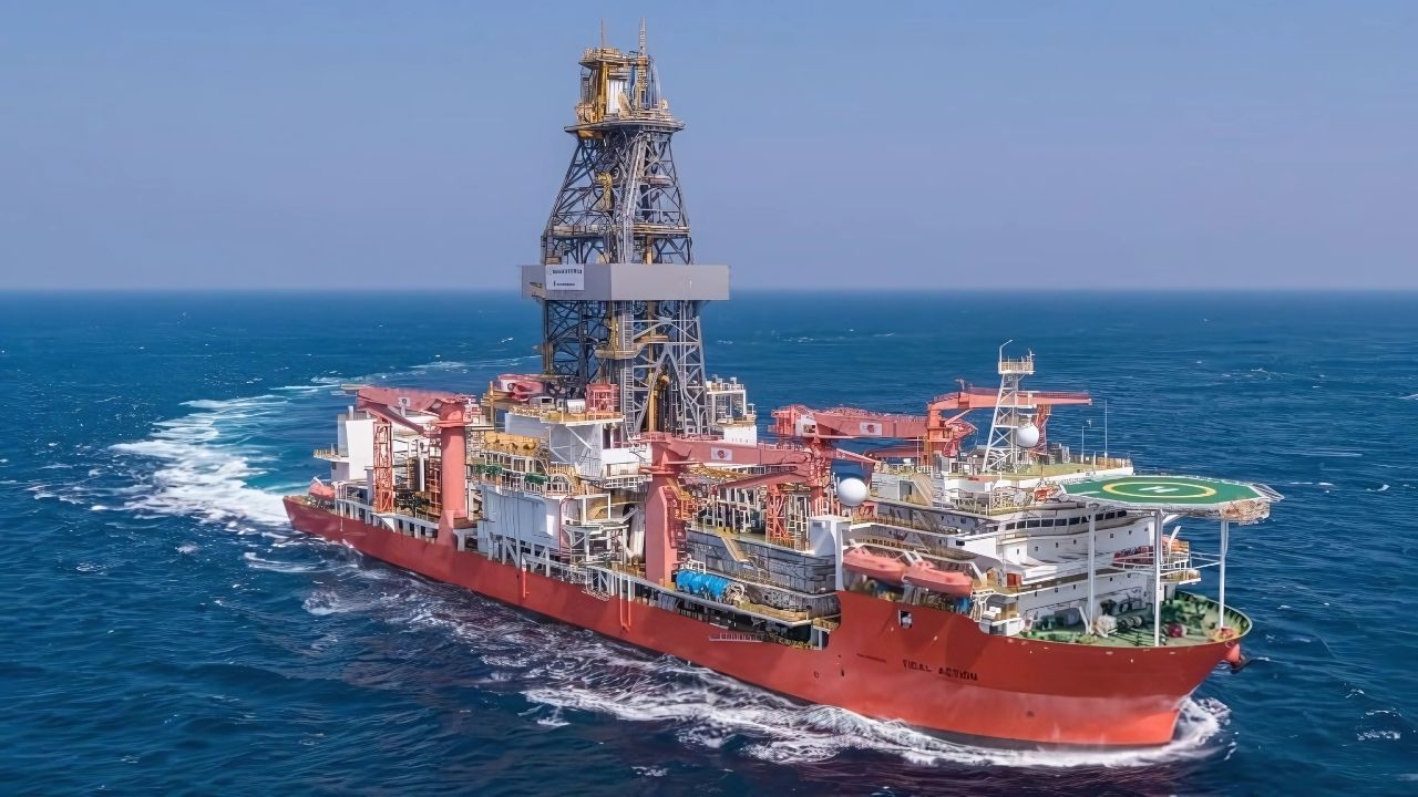 Navio-sonda Tidal Action inicia operação no campo de Roncador. A missão da Petrobras deve gerar 250 empregos e reforçar produção em águas ultraprofundas.