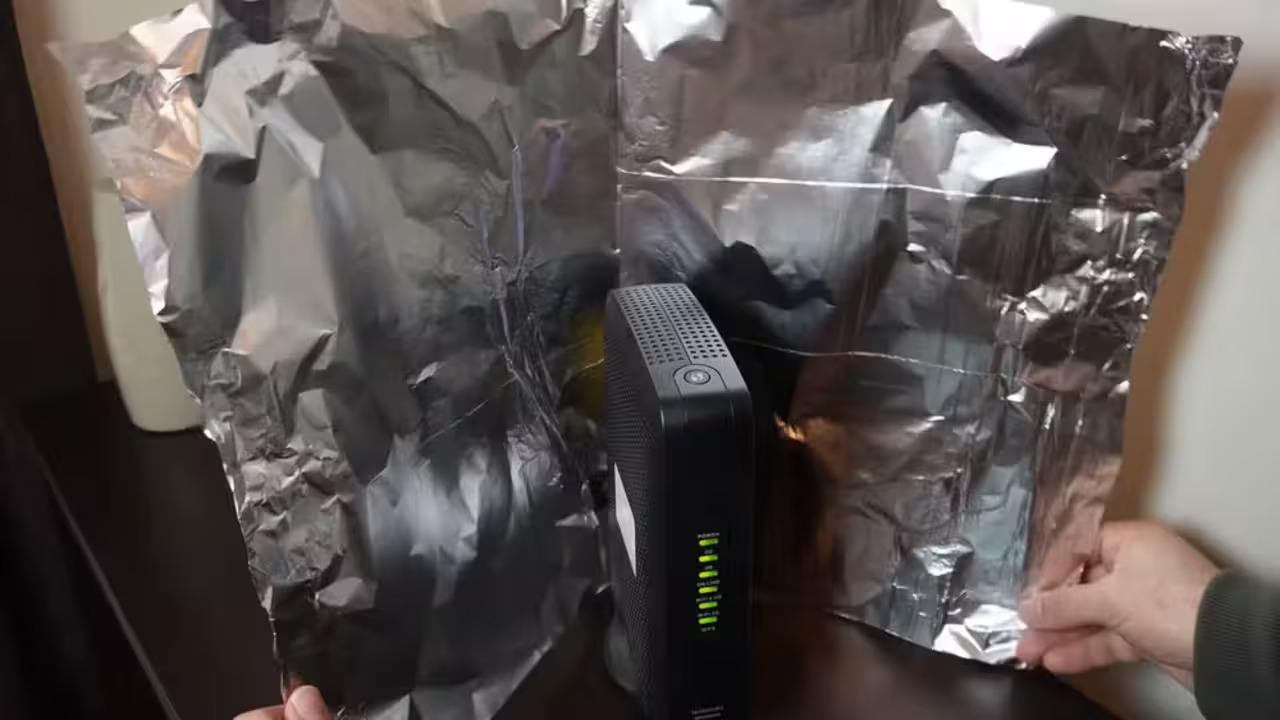 Papel-Alumínio, Truque, Wi-fi, Sinal