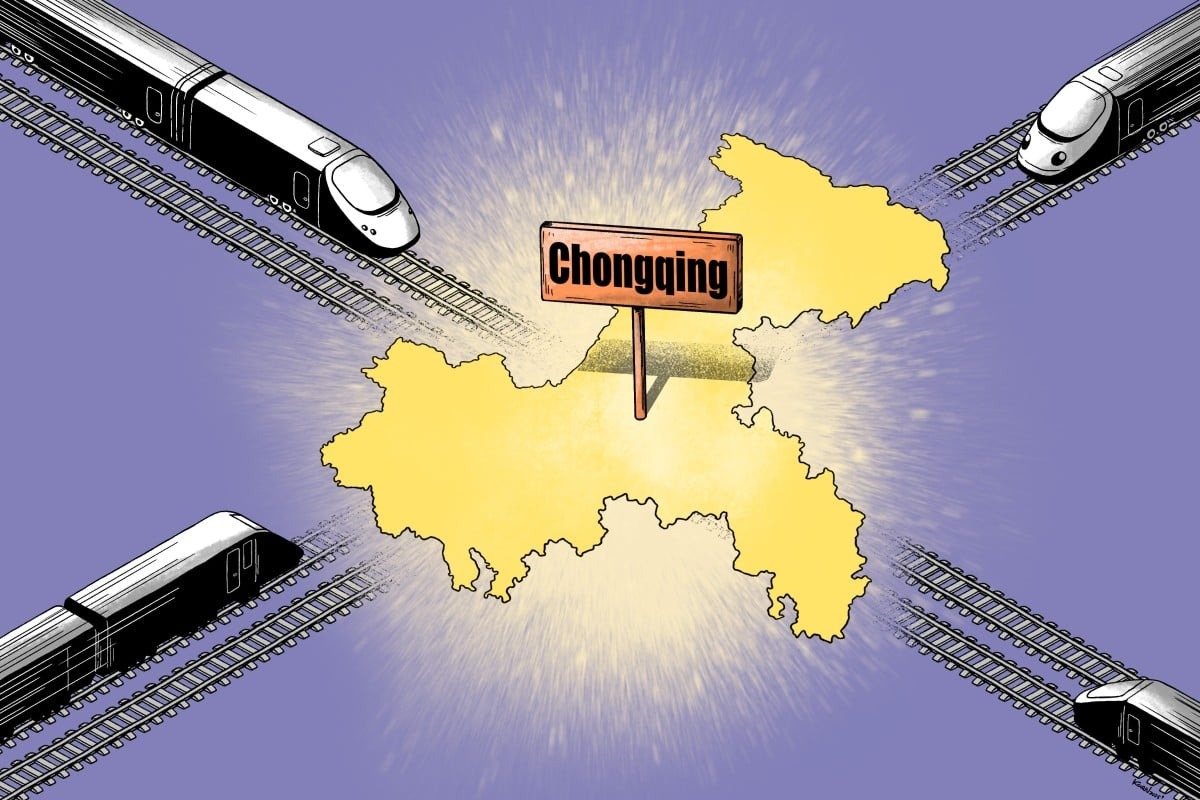 China constrói seu próprio “Canal de Suez” em Chongqing — rota ferroviária liga Ásia e Europa sem depender do mar