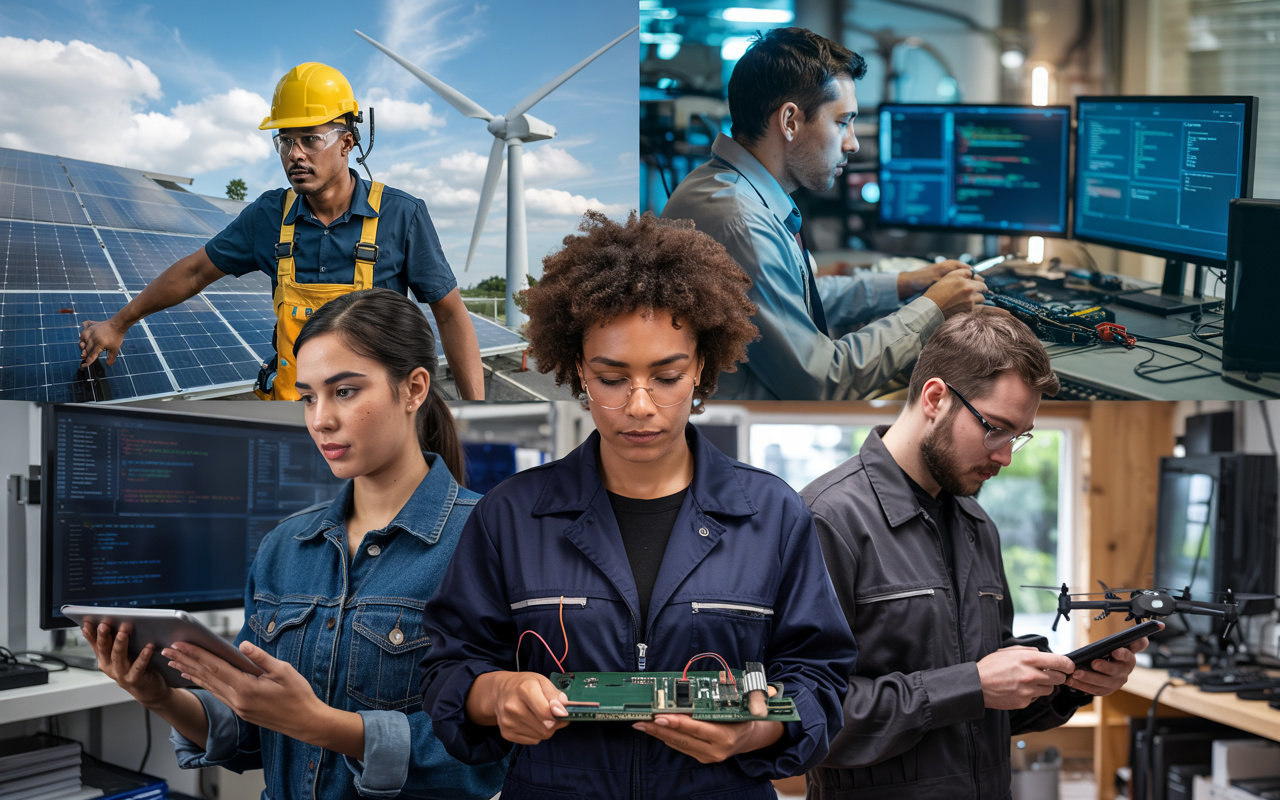 5 profissões técnicas em alta que dispensam diploma e podem render até R$ 18 mil em 2025