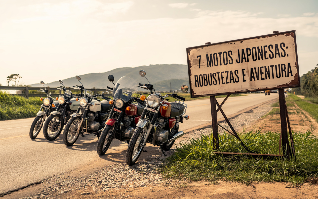 7 motos japonesas que são sinônimo de robustez: fazem 35 km/l e atravessam o Brasil sem sustos na oficina