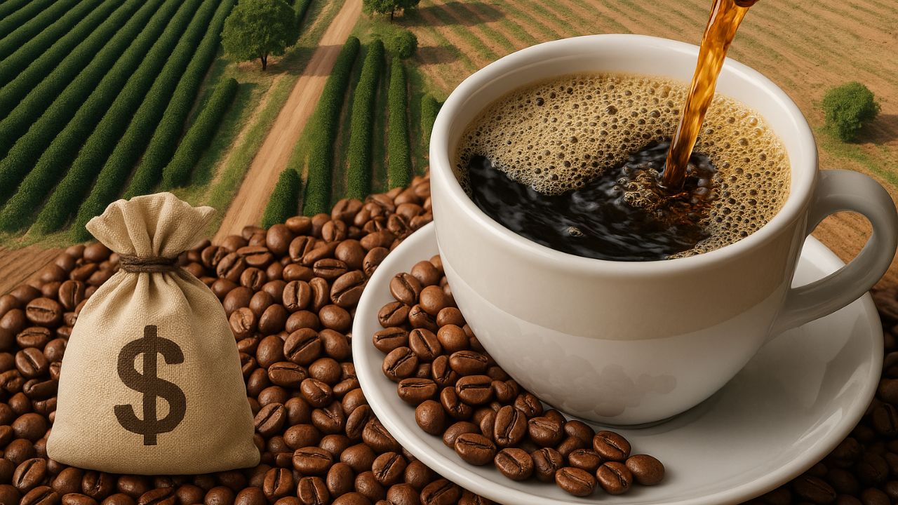 A conta vai chegar: especialista da OIC alerta que o consumidor pagará mais caro pelo café devido a uma crise de tarifas e quebra de safra