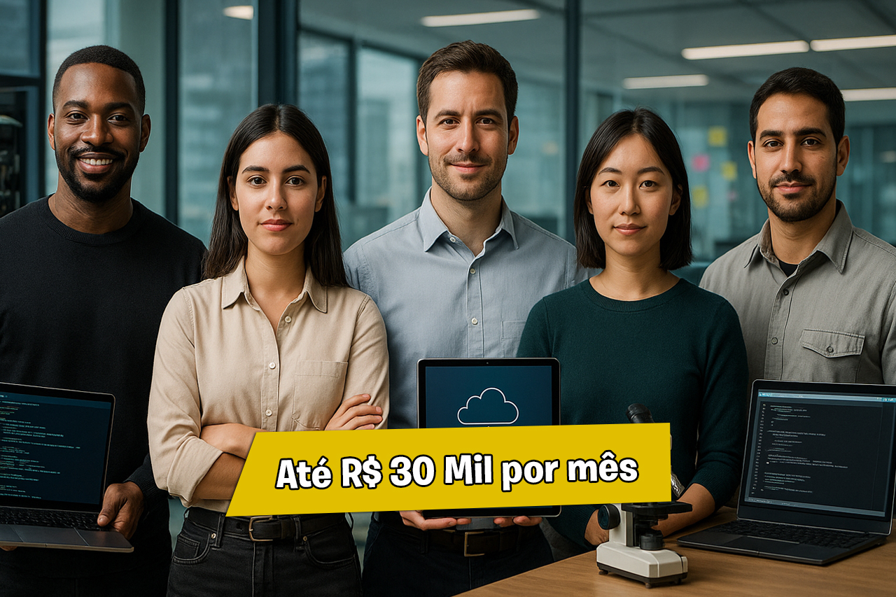 Alta demanda e bons salários, 5 profissões que estão pagando até R$ 30 mil por mês e demanda cursos de até 12 meses