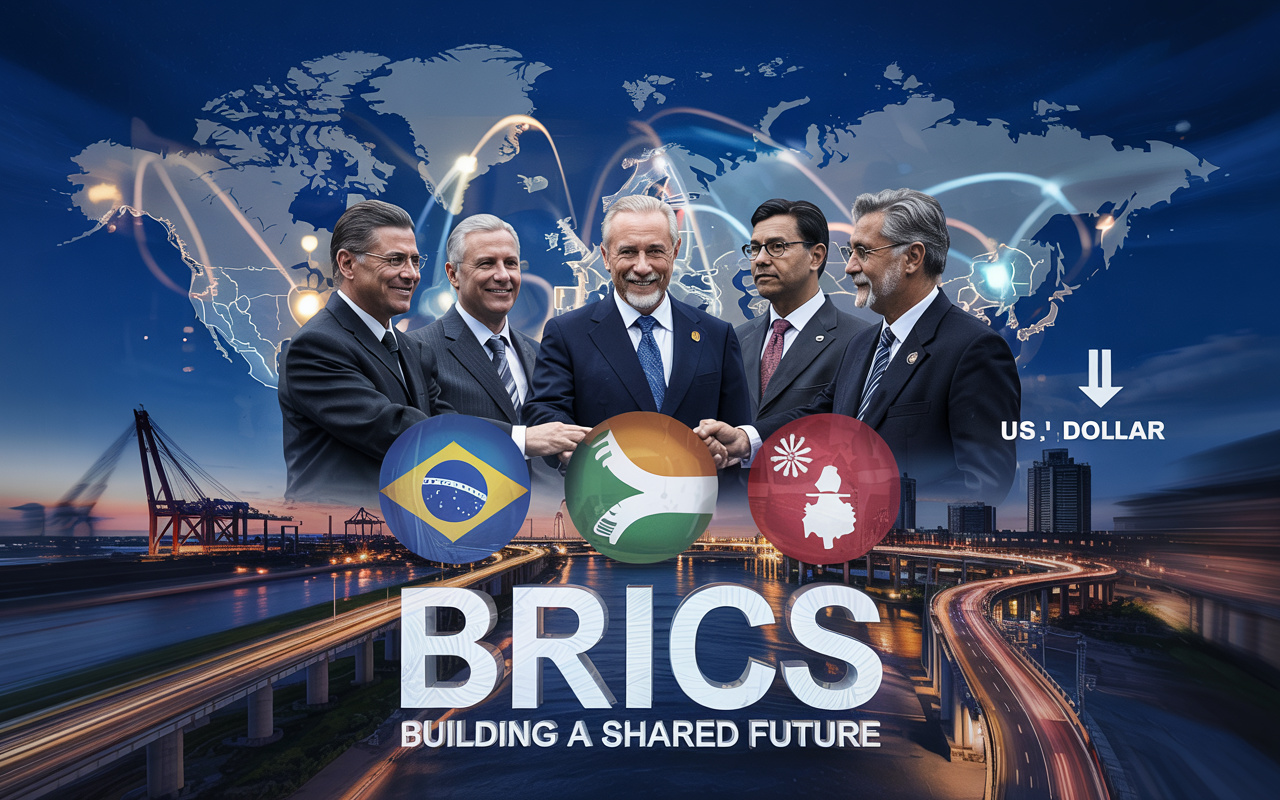 BRICS acelera plano para financiar megaprojetos em moedas locais e reduzir o uso do dólar — e Novo Banco de Desenvolvimento já libera bilhões em real, yuan e rublo
