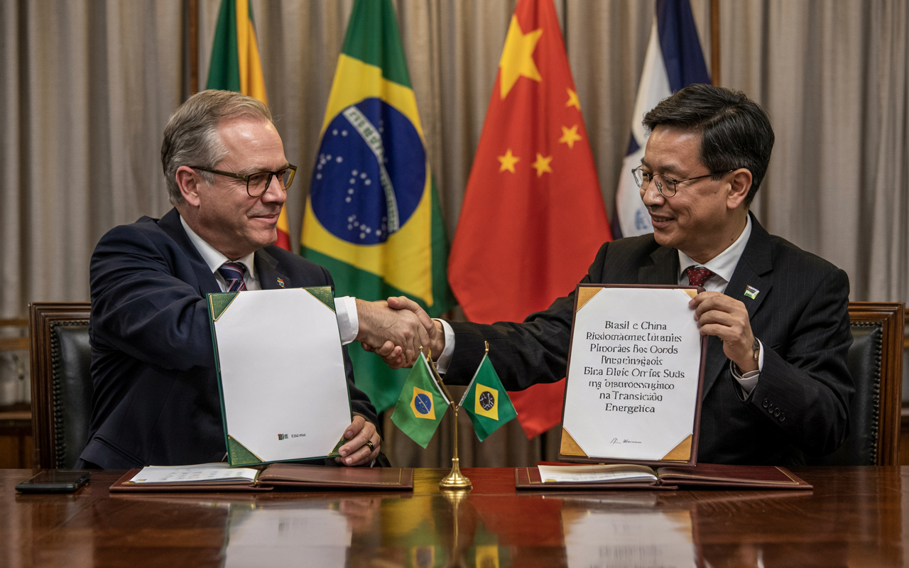 Brasil e China firmam acordos bilionários para explorar lítio e terras raras na América do Sul e desafiam domínio dos EUA na transição energética