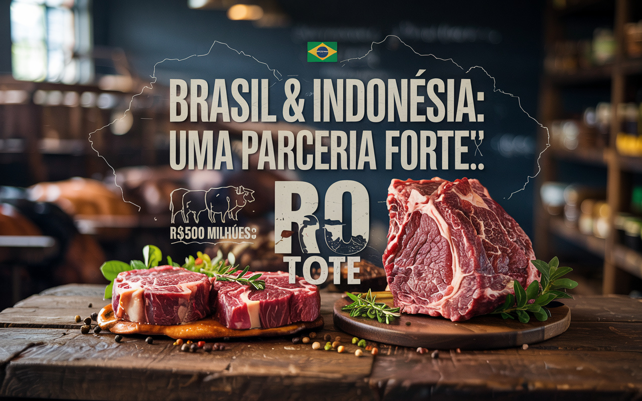 Indonésia amplia importações de carne bovina do Brasil para 534 mil cabeças de gado e cria nova rota bilionária para o agronegócio