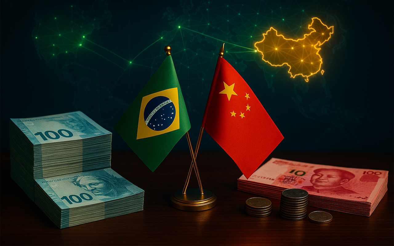 Brasil entra no “encanamento” financeiro da China e CIPS pode driblar sanções e baratear exportações