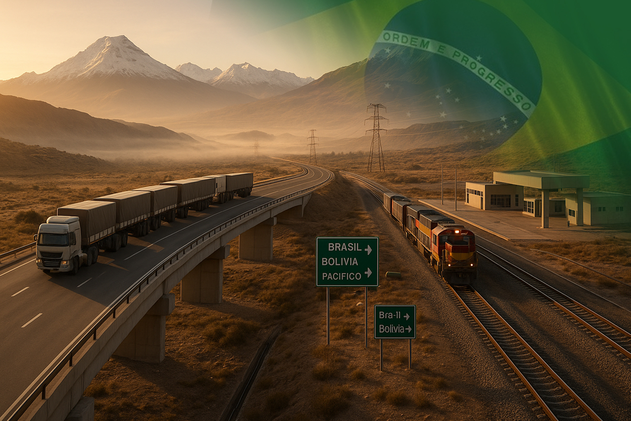 Brasil puxa a fila dos corredores andinos e provoca efeito dominó com calendário de rotas, integração nacional e atalhos logísticos rumo aos portos do Pacífico