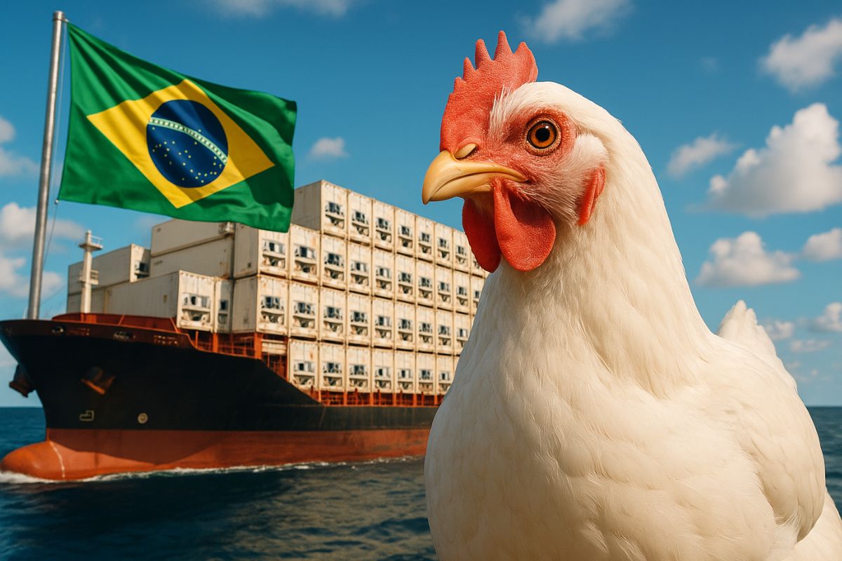 Carne de aves brasileira sustenta liderança mundial: mesmo após alerta de gripe aviária, setor movimenta bilhões e garante estabilidade de preços internos e externos