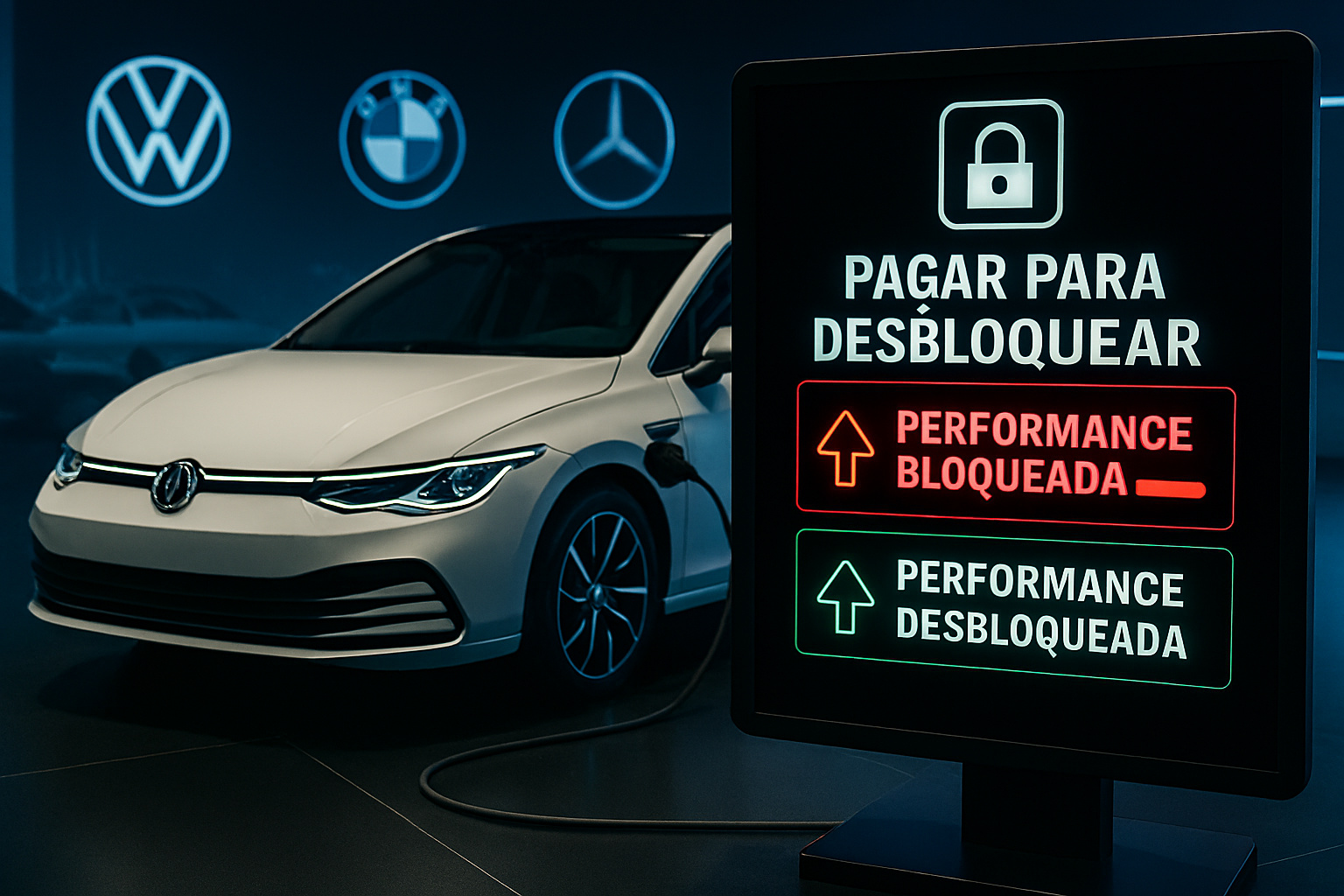 Você compraria um carro e pagaria de novo pela potência? Volkswagen lança assinatura para desbloquear desempenho em elétricos, seguindo estratégia de BMW e Mercedes