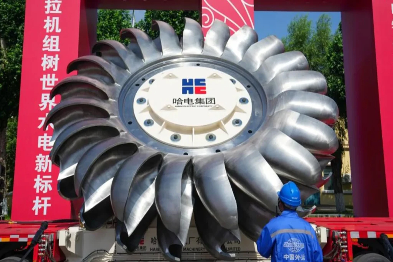 China constrói e instala turbinas colossais de impulso de 500 MW, equipada com 21 conchas, algo nunca visto antes