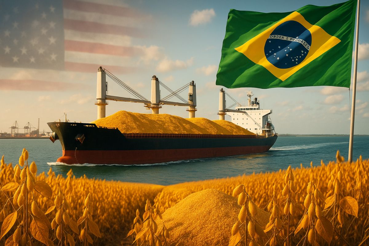 China não faz compra antecipada da soja americana e amplia peso do Brasil, que exportou 88,6 milhões de toneladas, sendo 75% destinados ao mercado chinês