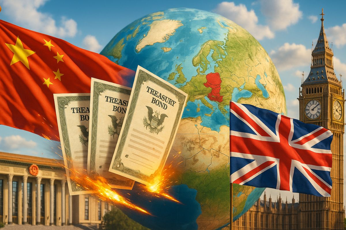 China tem vendido rapidamente títulos do Tesouro dos EUA, reduz liquidez americana e aumenta volatilidade nos mercados financeiros