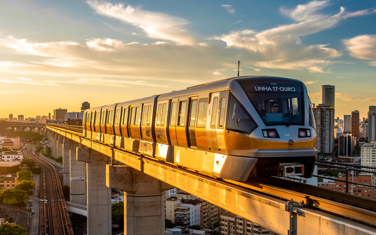 Com orçamento de 5,8 bilhões e 12 anos de promessas, Linha 17-Ouro do monotrilho com 6,7 km de extensão chega a 83% de execução e pode, enfim, começar a operar em 2026