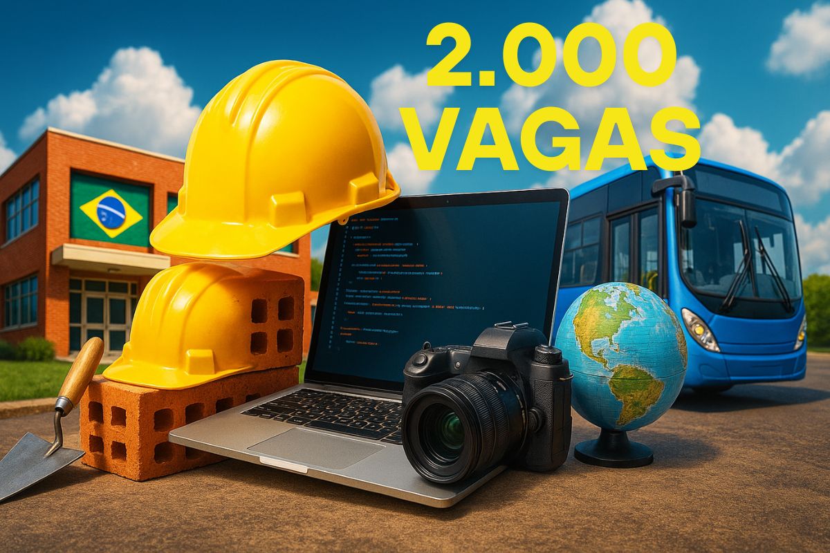 ursos profissionalizantes gratuitos na modalidade EAD começam em 15 de setembro e incluem AutoCAD, Espanhol, Cerimonial e NR 18 Construção Civil