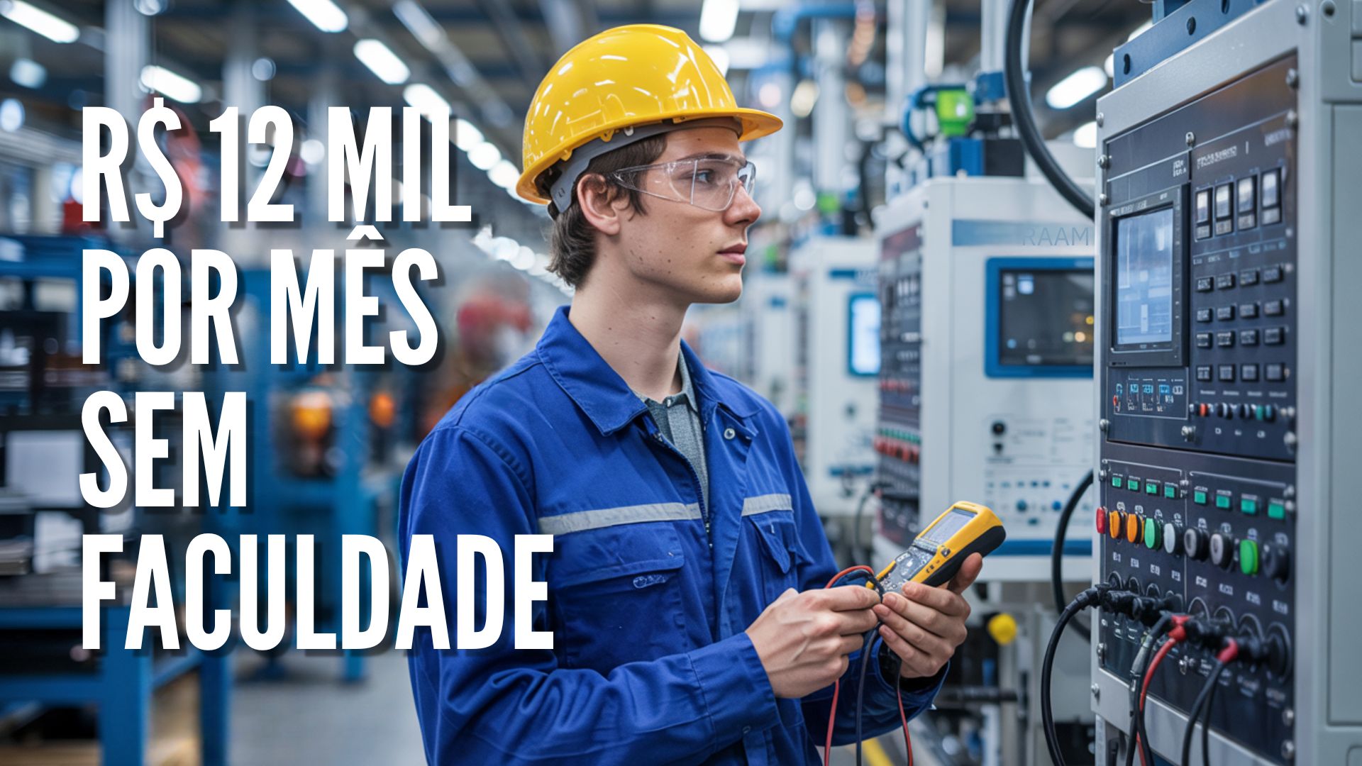 Descobriram uma profissão que paga R$ 12 mil por mês e não exige faculdade — e tem vaga sobrando