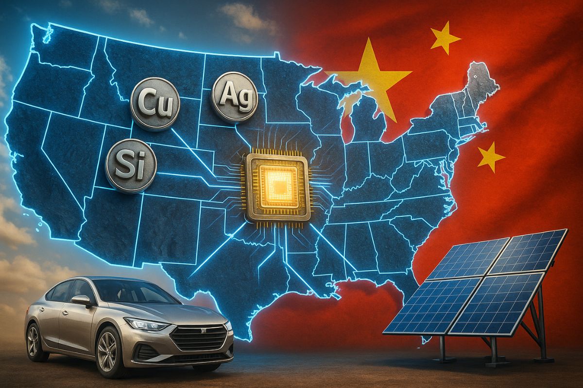 Com 51 minerais críticos dos EUA na lista, governo inclui cobre, chumbo, potássio, silício e prata para blindar semicondutores e veículos elétricos