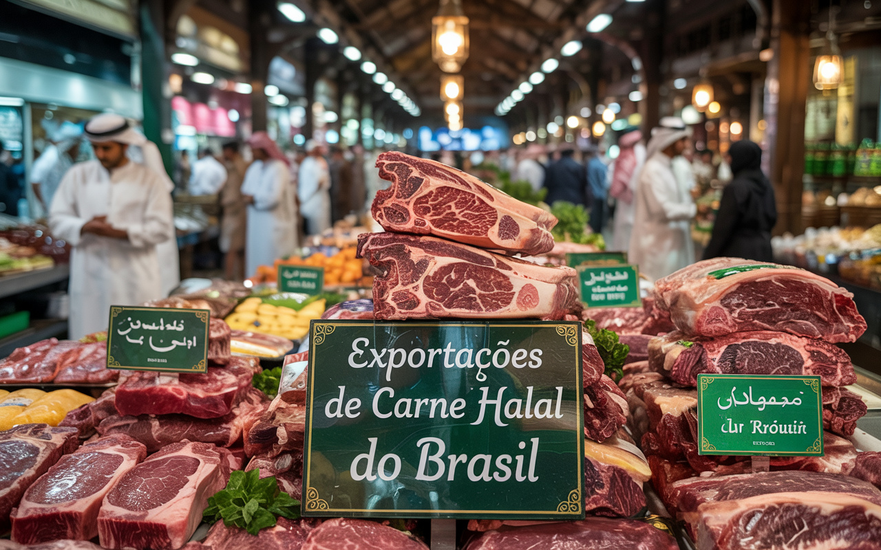 Exportações de carne halal do Brasil disparam 20% em 2025