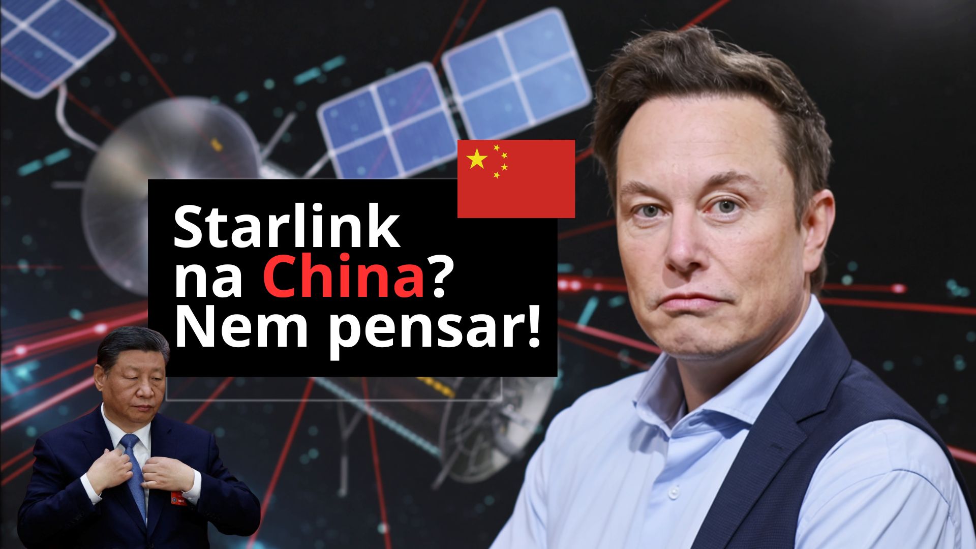 China desenvolve estratégias para barrar a Starlink de Elon Musk, investindo em lasers, satélites espiões e tecnologia própria. Entenda o cenário.