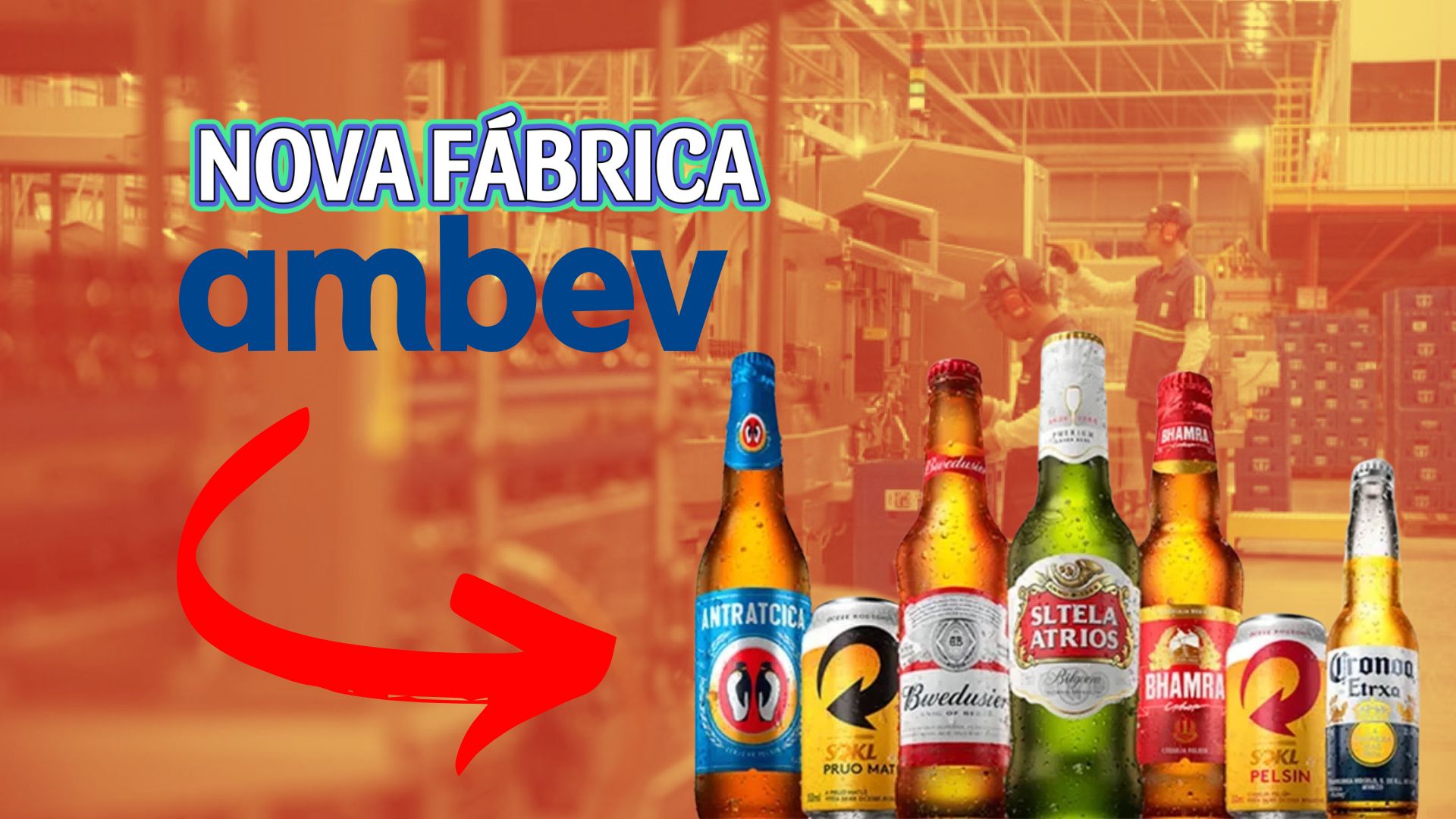 Ambev investe R$ 870 milhões em fábrica de garrafas no Paraná para reforçar logística e enfrentar a concorrência no setor de cervejas.