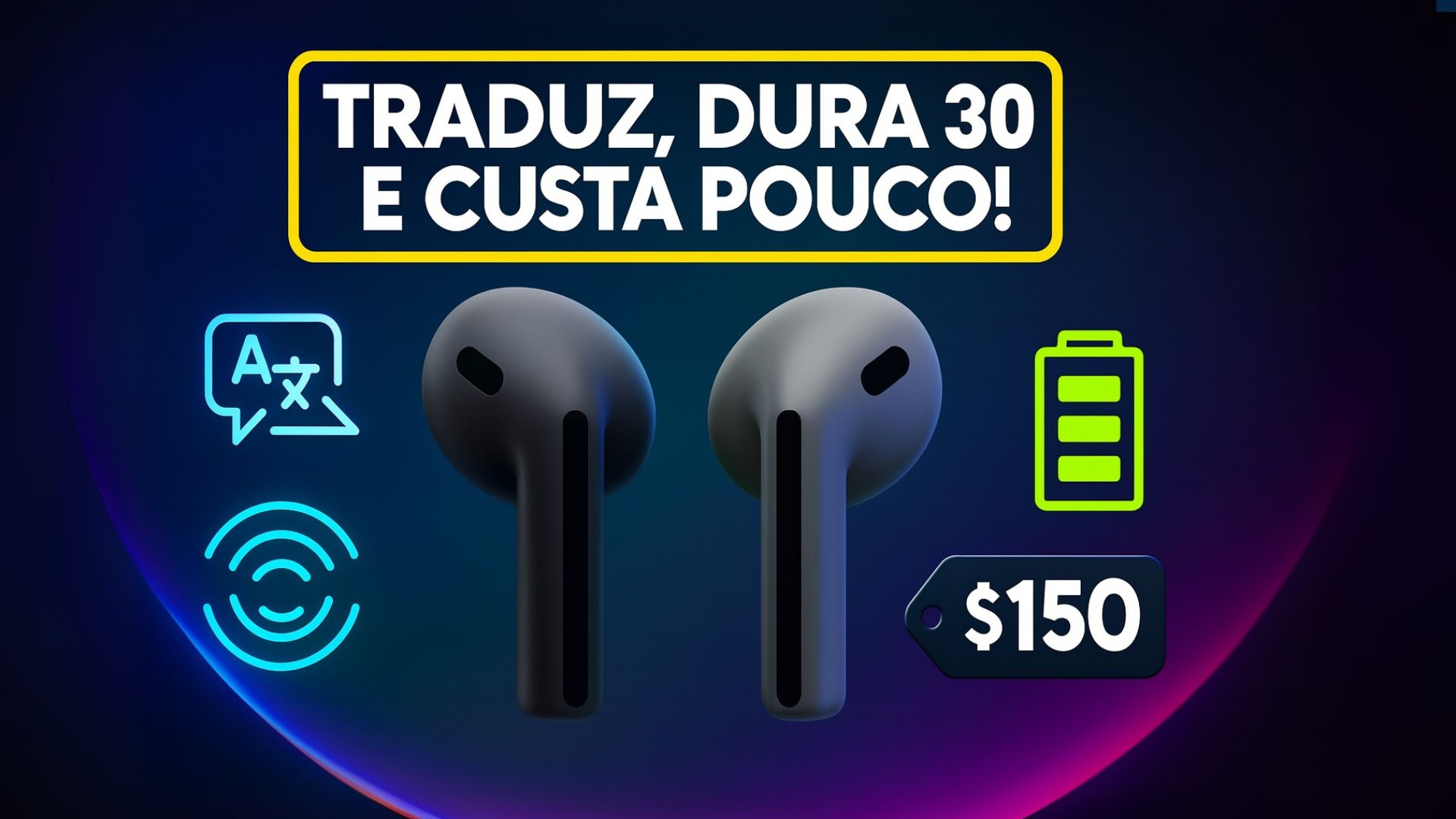 Galaxy Buds 3 FE chega com IA tradutora, áudio espacial e bateria de 30h por preço acessível. Saiba todos os detalhes.