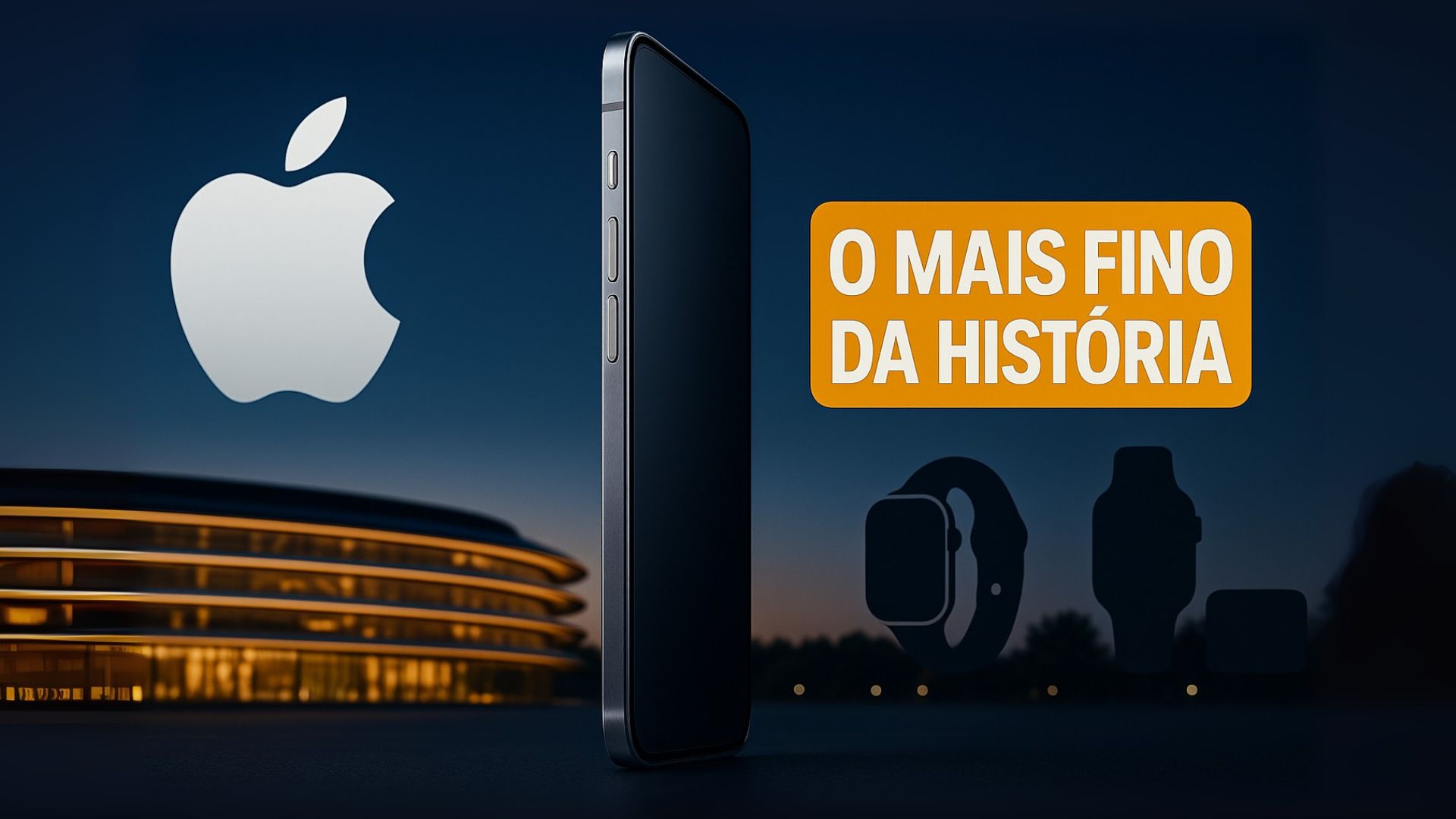 Apple revela iPhone 17 Air, o mais fino da história com 5,5 mm. Evento traz também novos Apple Watch, AirPods e iOS 26.