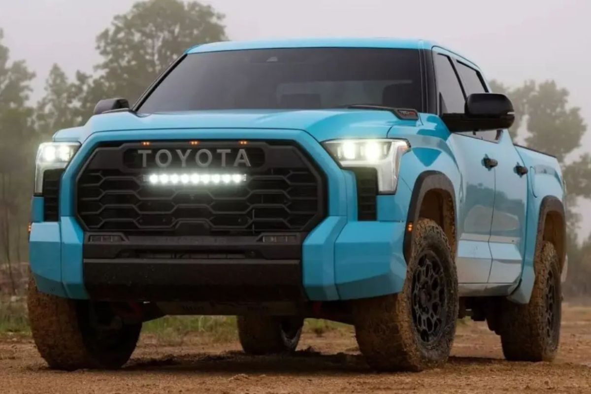 Nova Toyota Tundra 2026 recebe cor exclusiva Wave Maker e bancos Iso Dynamic no pacote TRD Pro