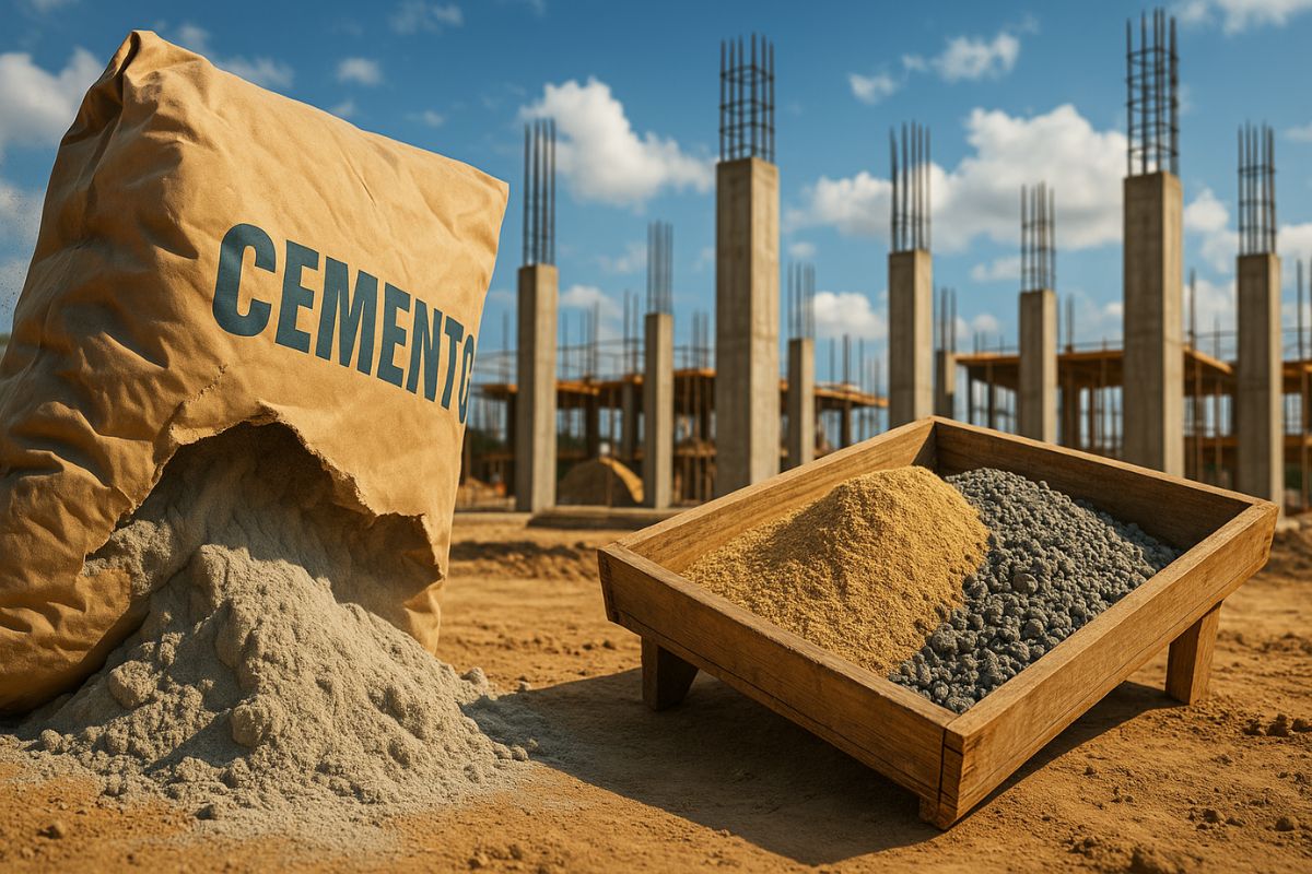 Relatórios apontam perdas de até 20% no cimento por falhas de preparo e armazenamento, aumentando custos e atrasando construções