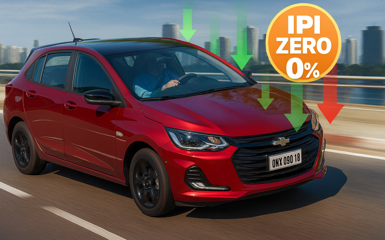 Onix 2026 baixa preço com IPI zero, reforça a correia banhada a óleo e melhora consumo que agora chega a 17,7 km l na estrada