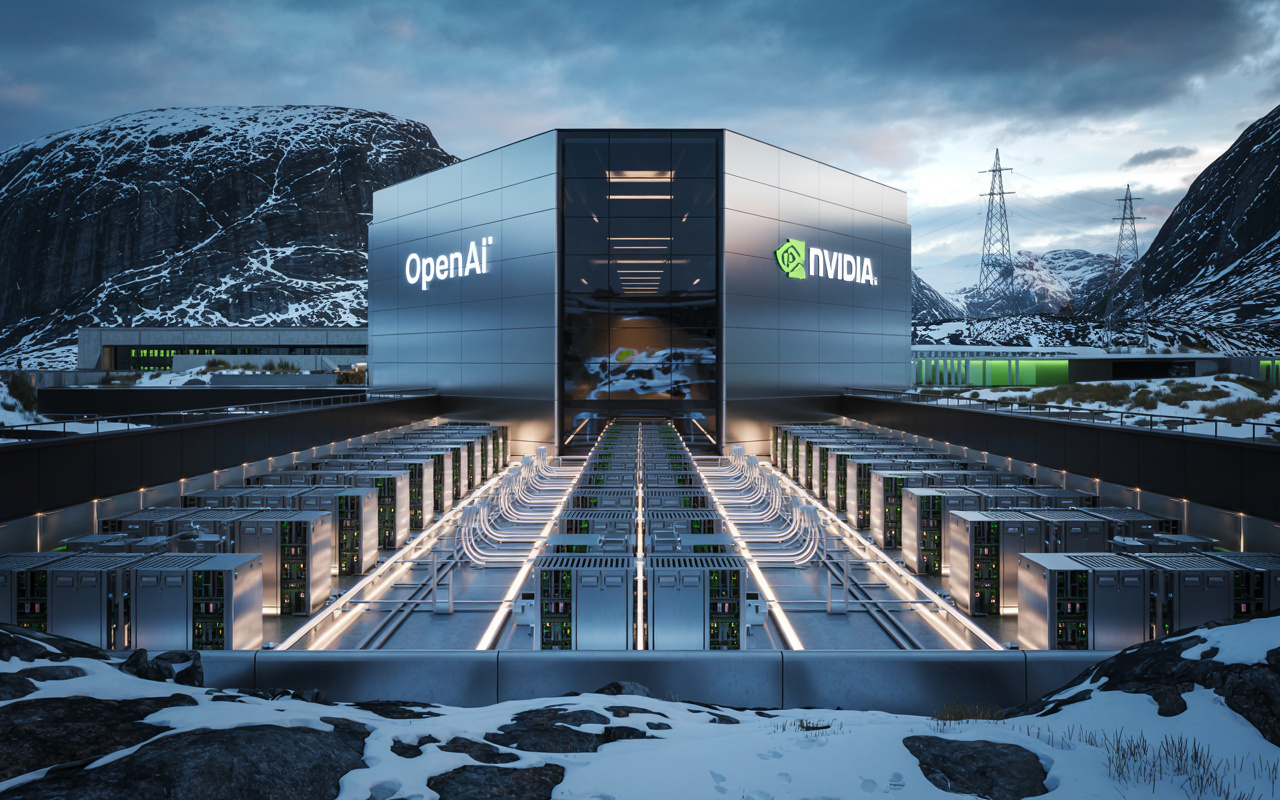 OpenAI anuncia megaprojeto de data center na Noruega com 100 mil chips NVIDIA — e promete impulsionar a soberania de IA na Europa