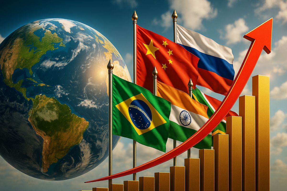 PIB do Brics já é 40% da economia mundial e ameaça liderança histórica do G7 com crescimento acelerado e população maior