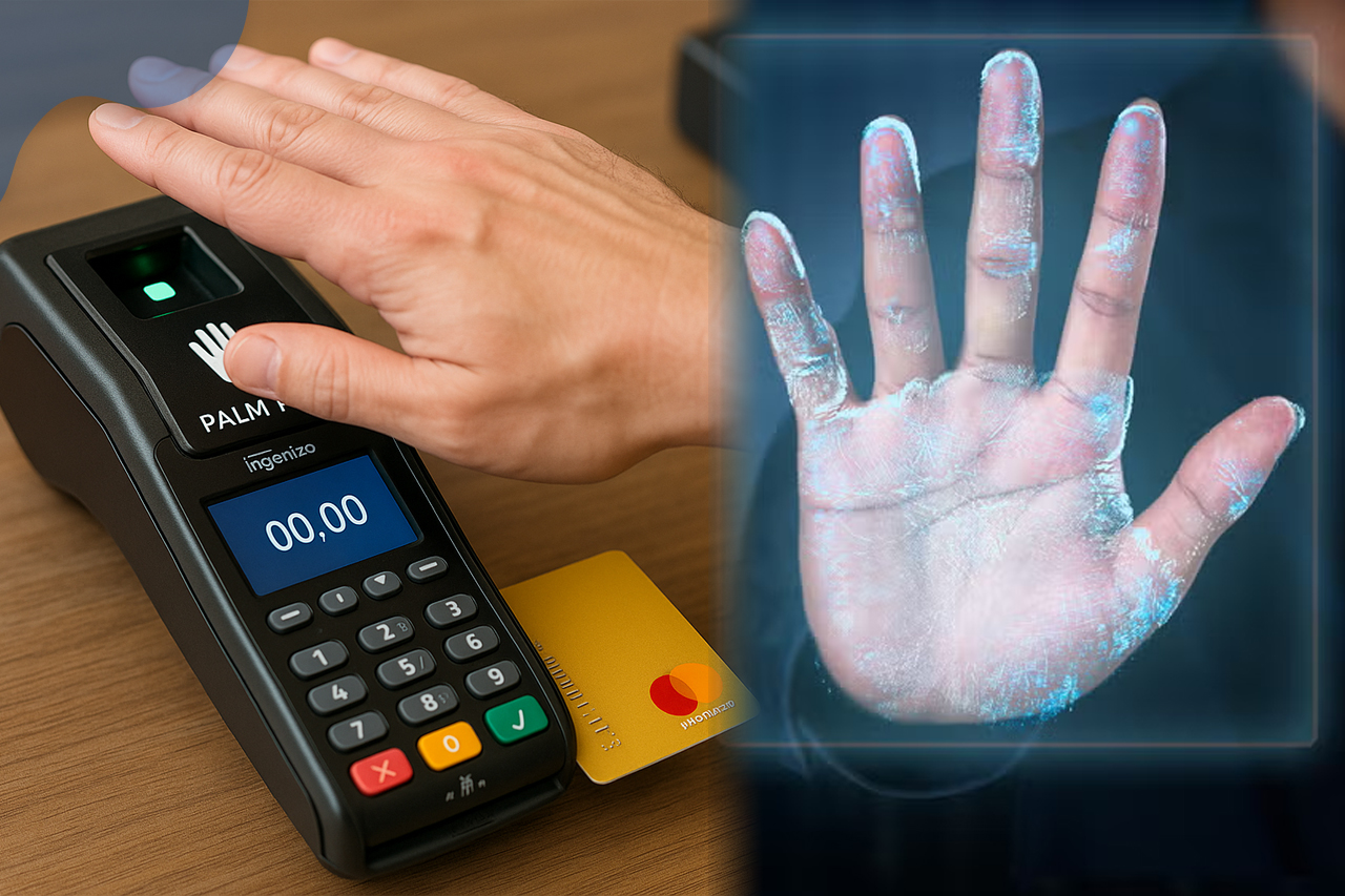 Pague suas compras com a palma da mão; Cielo e Ingenico avançam testes de biometria de veias no Brasil
