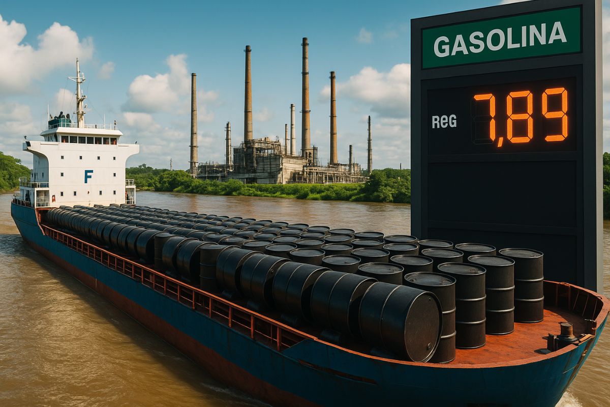 Petróleo de refinaria privatizada de Manaus, com produção reduzida em 75%, ameaça soberania energética e amplia desigualdade entre Norte e Sudeste no preço dos combustíveis