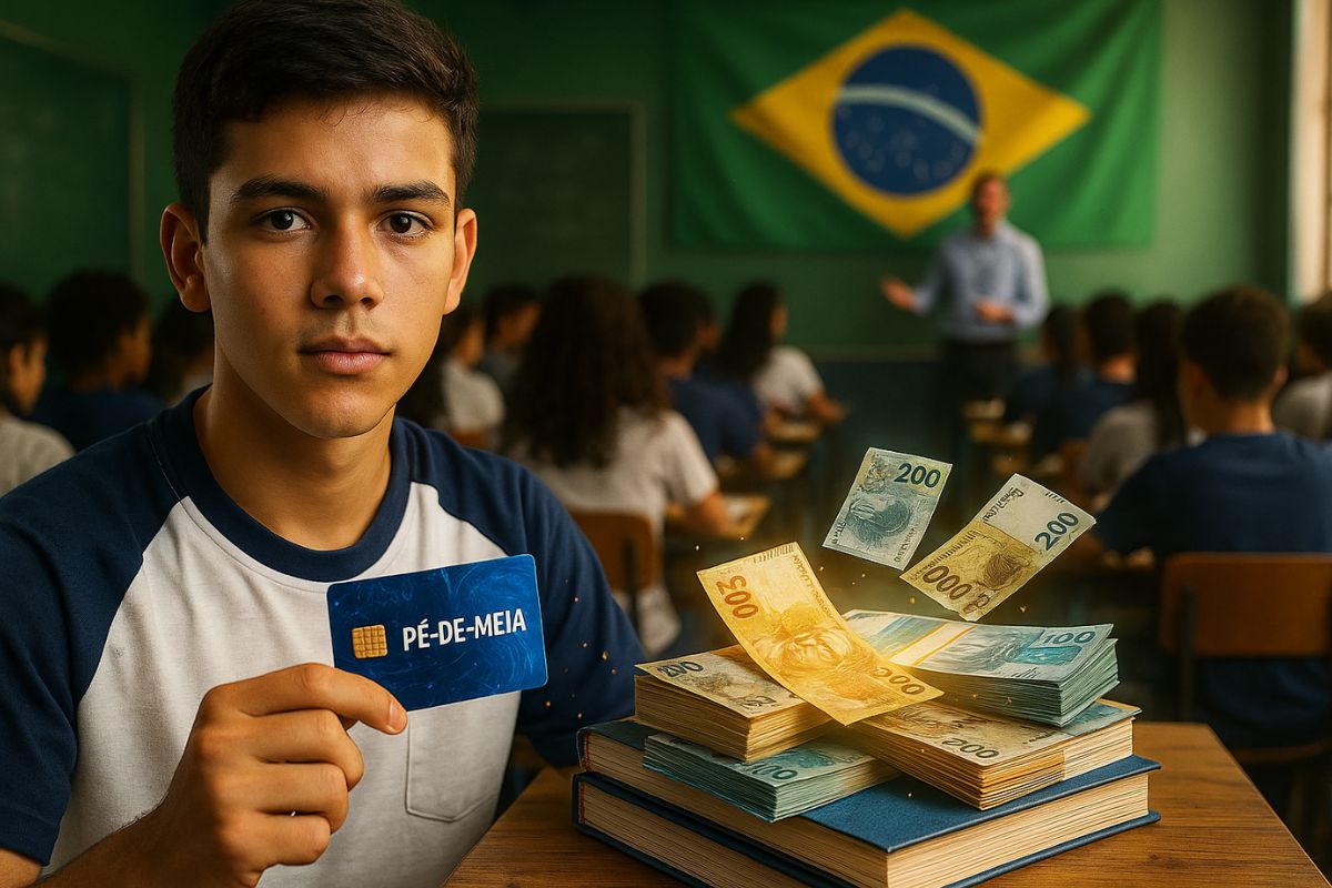 Mais de 3,4 milhões de estudantes já recebem os pagamentos; frequência mínima de 80% nas aulas é exigida para manter o benefício