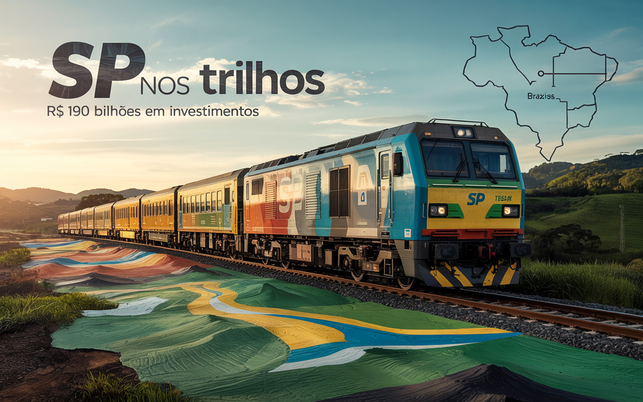 projeto que promete revolução na logística brasileira, com mais de 40 iniciativas ferroviárias e R$ 190 bilhões em investimentos