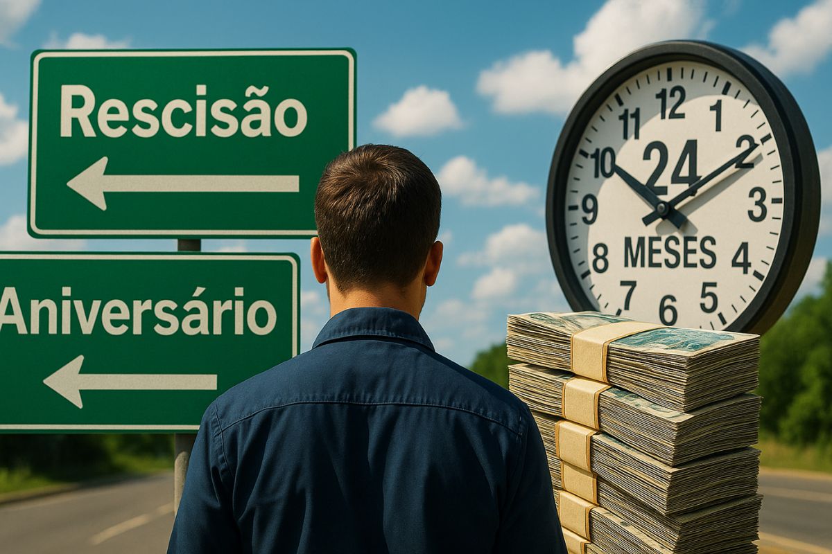 Saque-rescisão ou saque-aniversário: decisão depende de estabilidade no emprego e planejamento, já que retorno ao regime tradicional exige 24 meses de espera