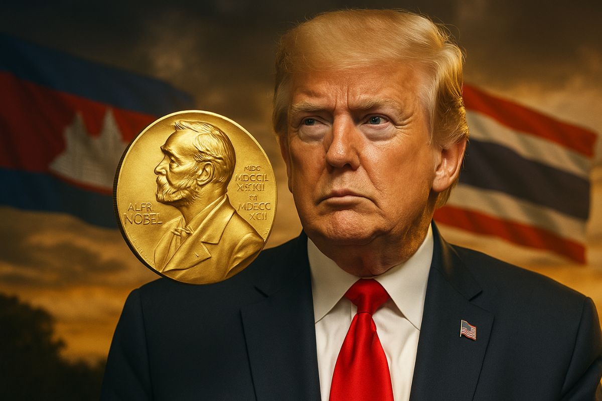 Trump pode ganhar Nobel da Paz após salvar o Camboja de guerra e colapso econômico