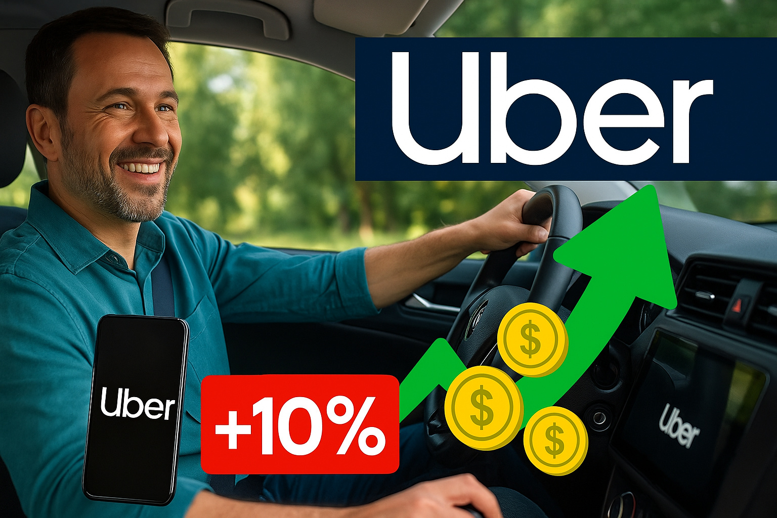 Uber vai pagar mais: nova categoria promete aumentar ganhos dos motoristas em até 10% já em agosto