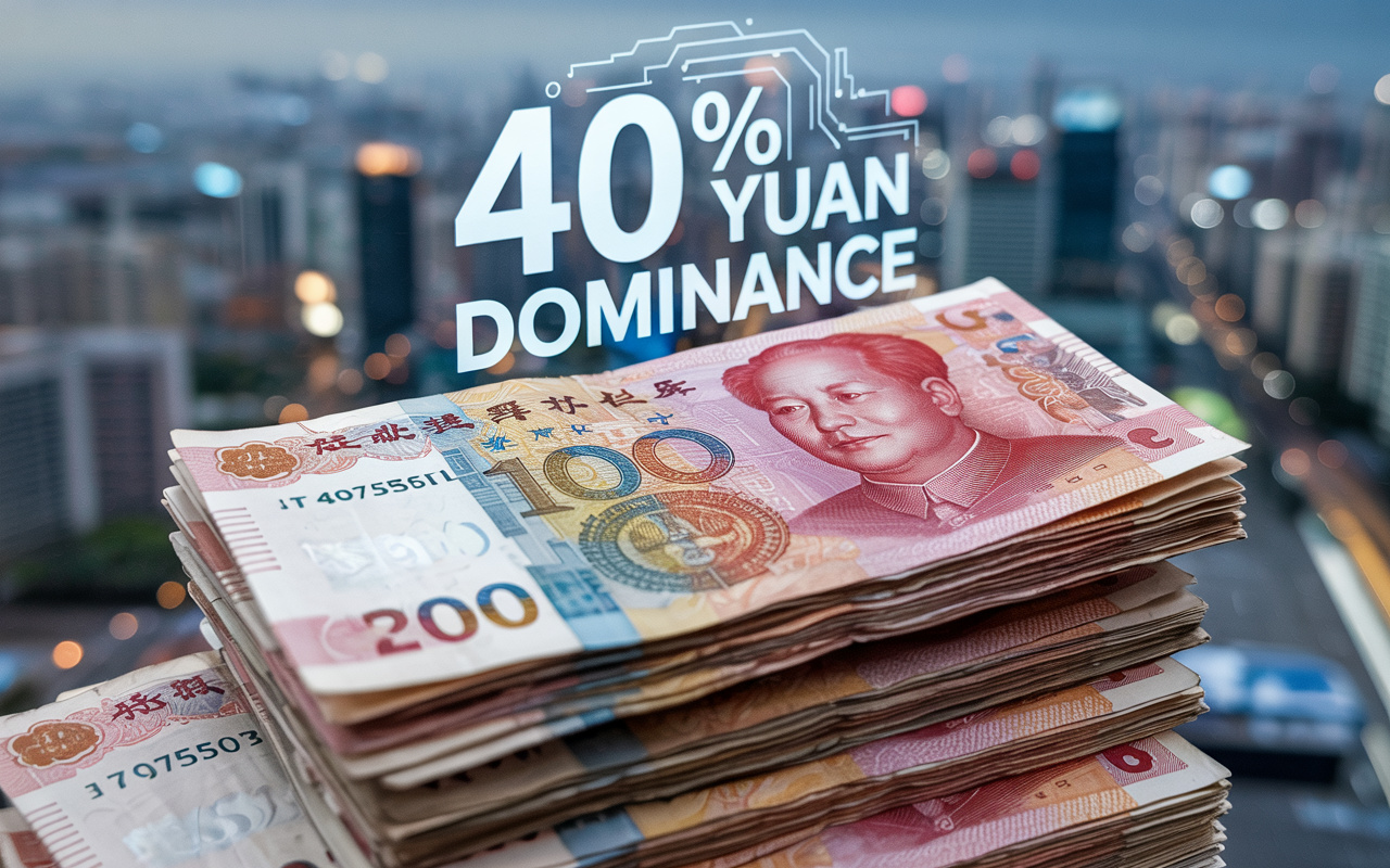 Uso do yuan já domina cerca de 40% do comércio Brasil–China em 2025 — e movimento pressiona hegemonia do dólar, acende alerta em Washington e muda o tabuleiro global