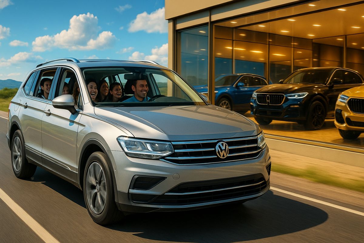 Volkswagen Tiguan 1.4 Allspace une espaço para sete, motor econômico e manutenção acessível, tornando-se SUV de melhor custo-benefício do Brasil