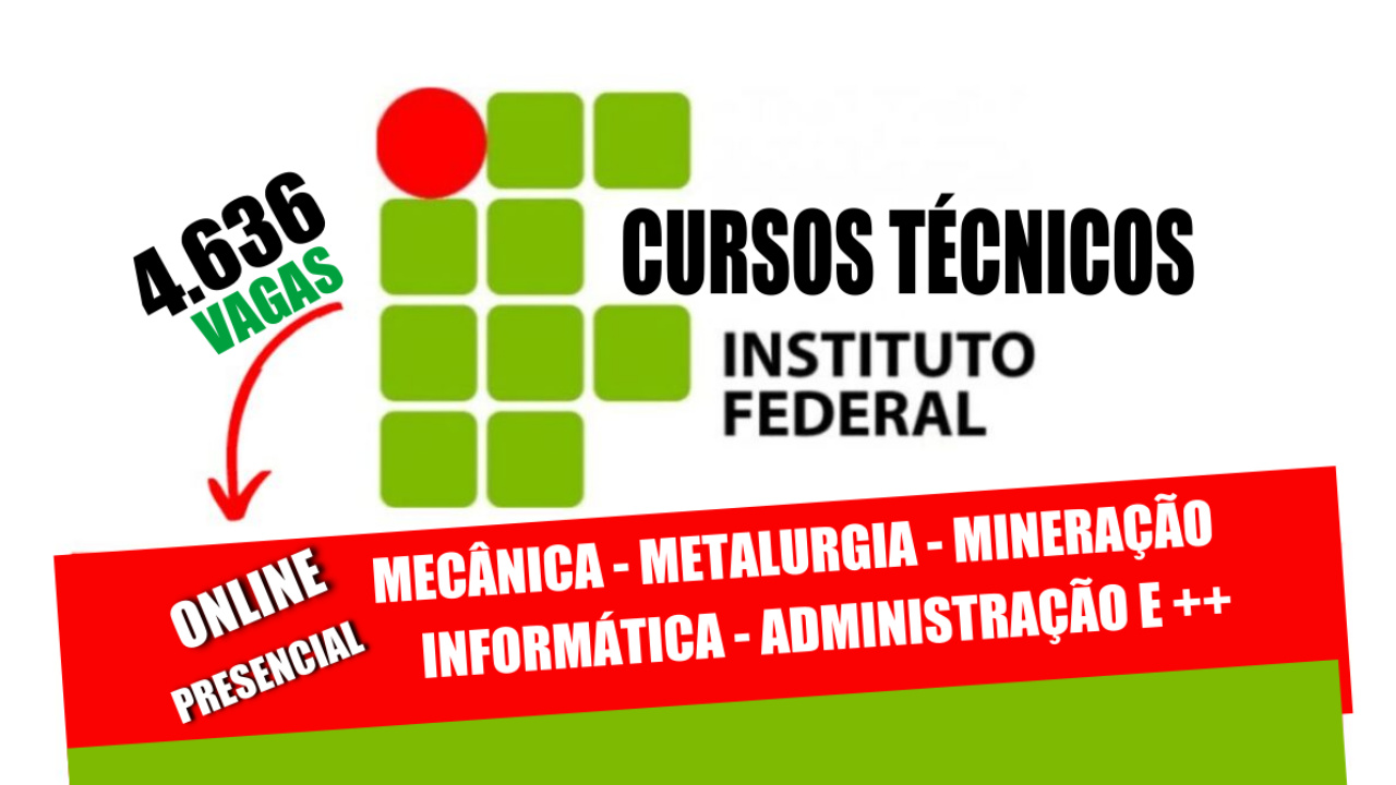 TÉCNICOS - VAGAS - CURSOS - ADMINISTRAÇÃO - MECÂNICA