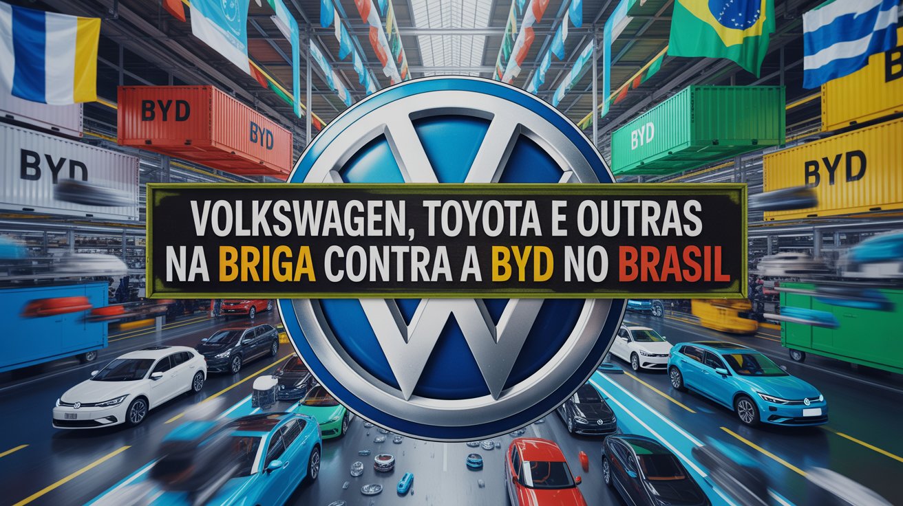 Volkswagen, Toyota e GM rejeitam importação da China e defendem produção local no Brasil para proteger empregos e fortalecer a indústria nacional.