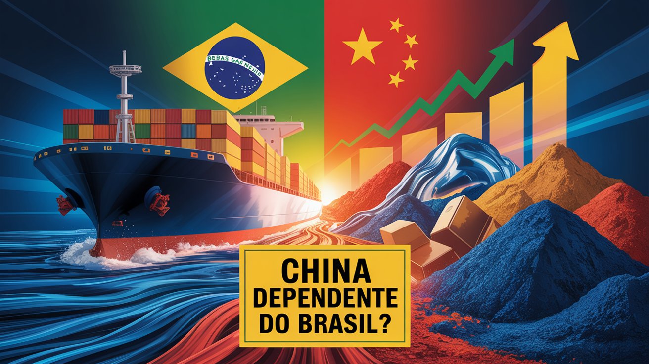 Entenda como a guerra comercial e as tarifas dos EUA fortaleceram a relação Brasil-China e impulsionaram exportações de terras raras e minérios.